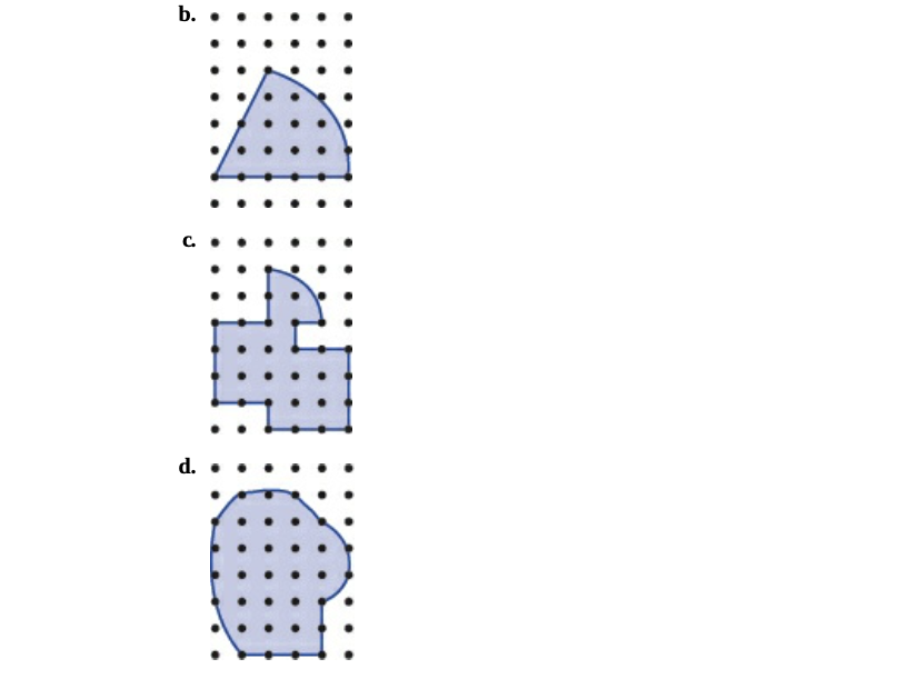 Solved 11 What Is The Approximate Area Enclosed By Each Chegg