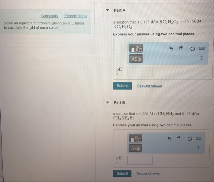 Solved Part A Constants I Periodic Table Solve An Chegg