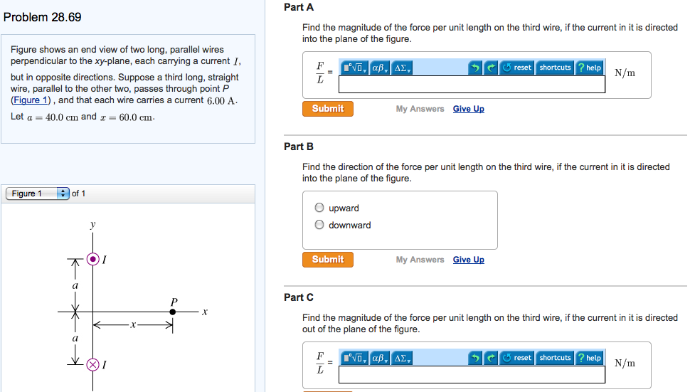 Figure Shows An End View Of Two Long, Parallel