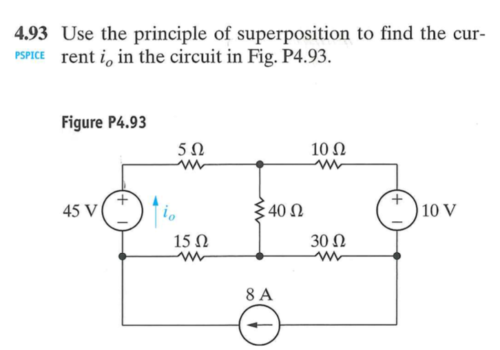 Solved Use The Principle Of Superposition To Find The Chegg