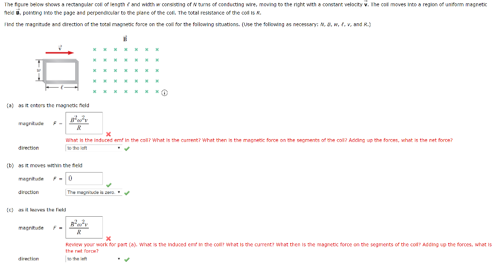 Solved The Figure Below Shows A Rectangular Coll Of Length Chegg