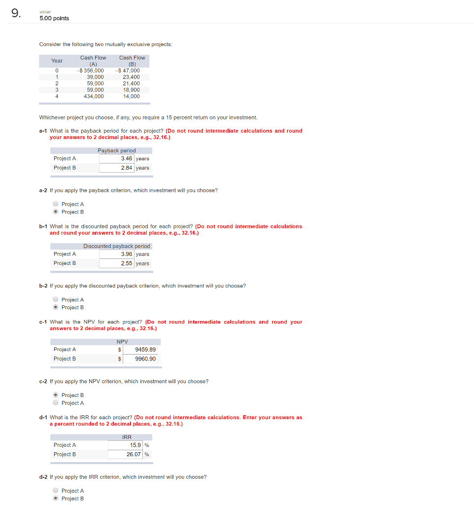 Solved Velue Points Consider The Following Two Mutually Chegg Hot Sex Picture