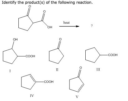 Solved Identify The Product S Of The Following Reaction Chegg