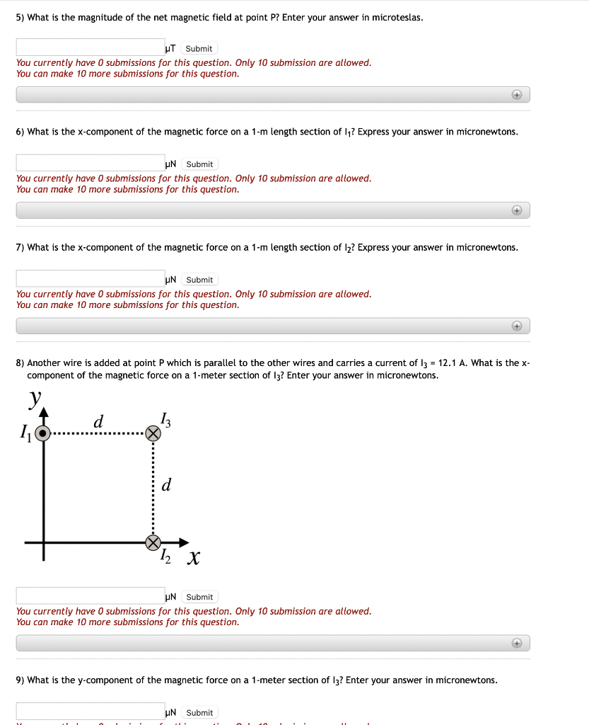 Solved Two Infinite Wires I A And I A Are Chegg