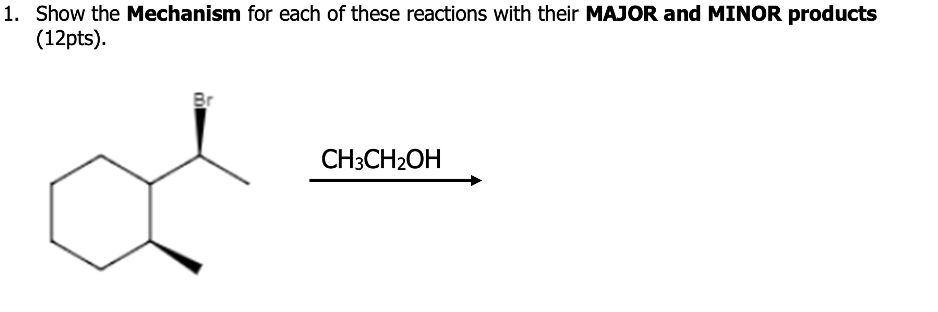 Solved Show The Mechanism For Each Of These Reactions With Chegg