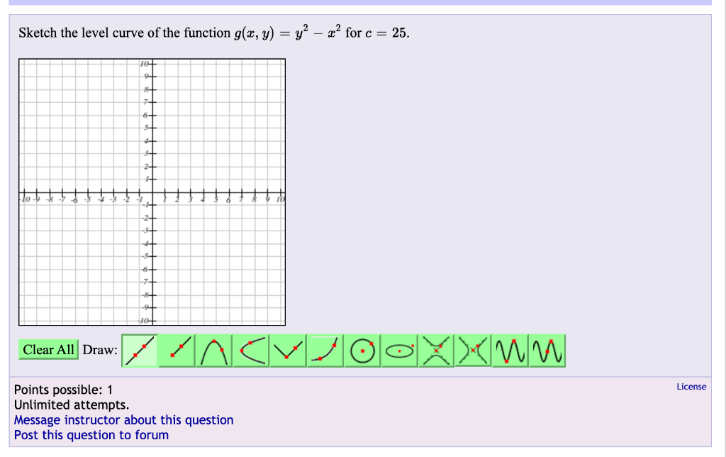 Solved Sketch The Level Curve Of The Function G X Y Y Chegg