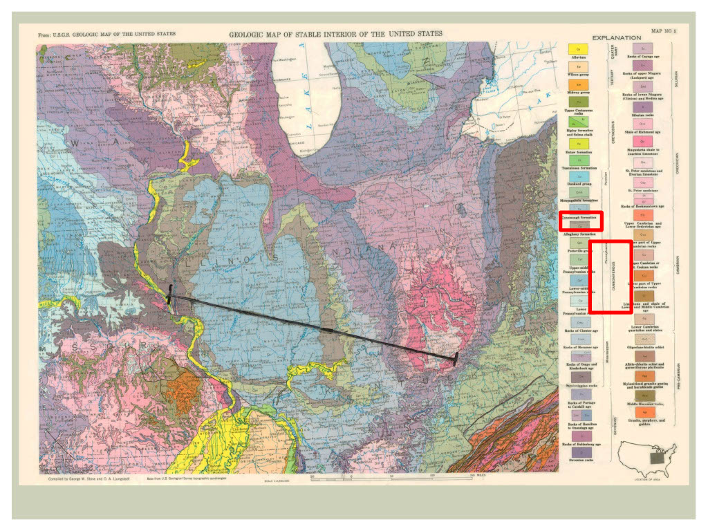 Solved Sketh A Geologic Cross Section Corresponding To The Chegg