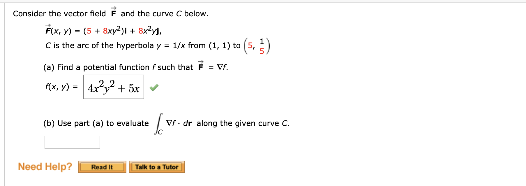 Solved Consider The Vector Field F And The Curve C Below Chegg