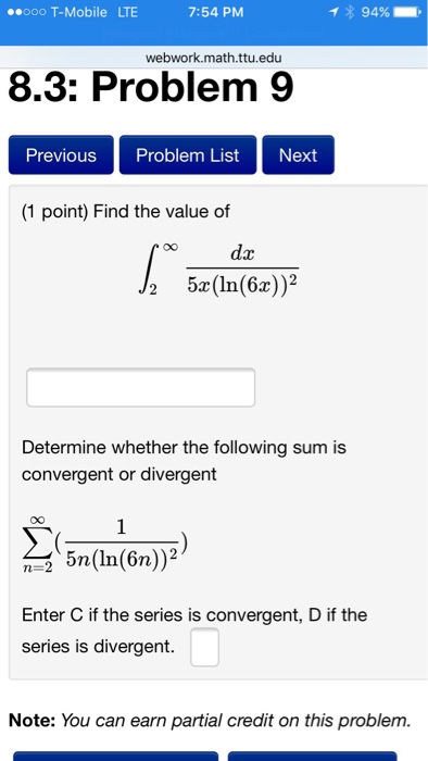 Solved Ooo T Mobile Lte Pm Webwork Math Ttu Edu Chegg