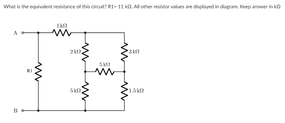 Solved What Is The Equivalent Resistance Of This Circuit Chegg