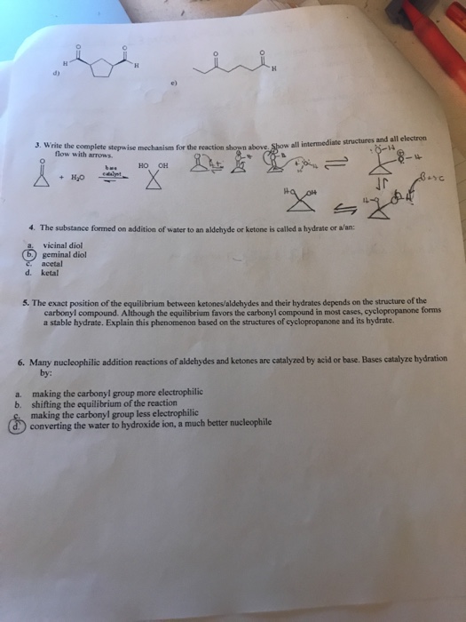 Solved Consider The Reaction Below To Answer The Following Chegg