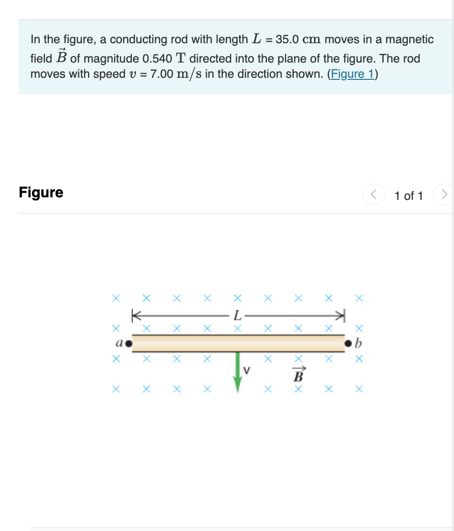 Solved In The Figure A Conducting Rod With Length L 35 0 Chegg