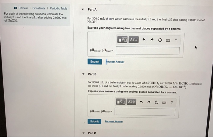 Solved L Reviewi Constants Periodic Table Part A For Each Of Chegg