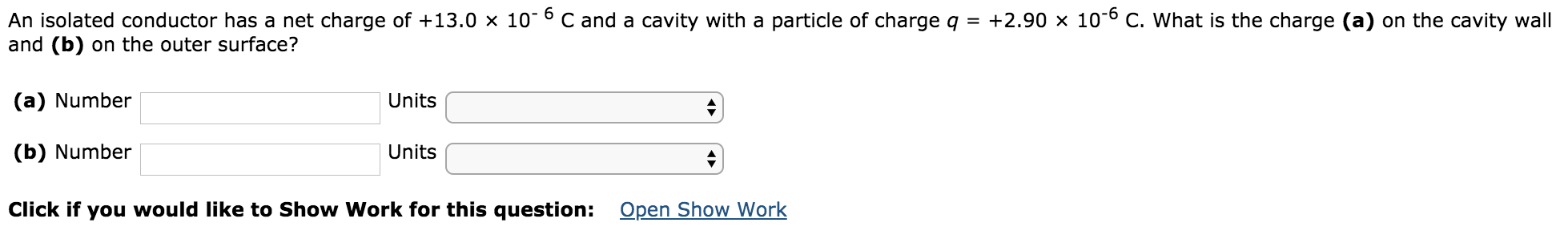 Solved An Isolated Conductor Has A Net Charge Of X Chegg