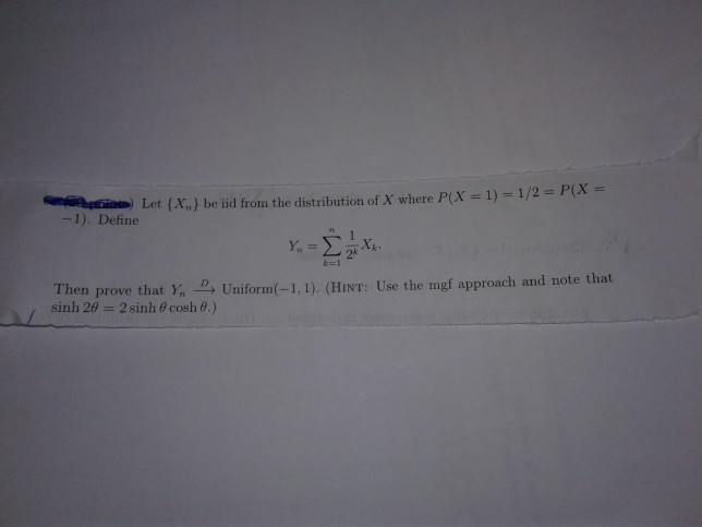 Solved O Let X Be Iid From The Distribution Of X Where P X Chegg