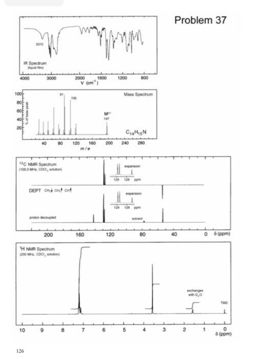 Solved 18 Of 40 Problem 38 R Spectrum Mass Spectrum Chegg