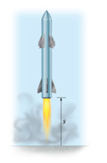 Solved The Acceleration Of A Rocket Traveling Upward Is Chegg