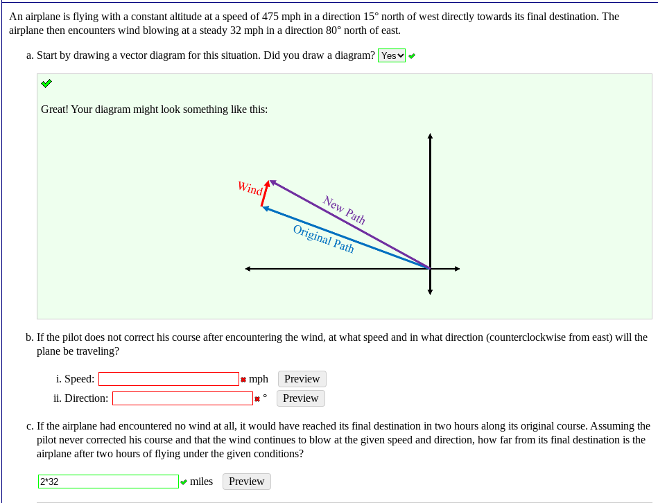 Solved An Airplane Is Flying With A Constant Altitude At A Chegg