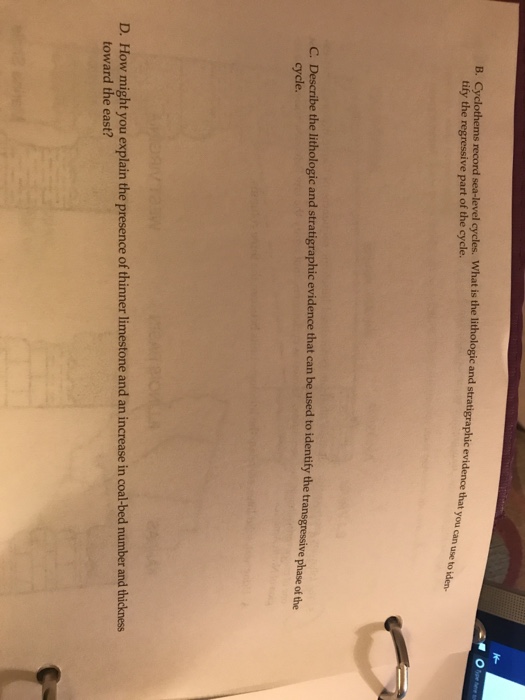 Solved 5 The Following Stratigraphic Columns Leastrao Chegg