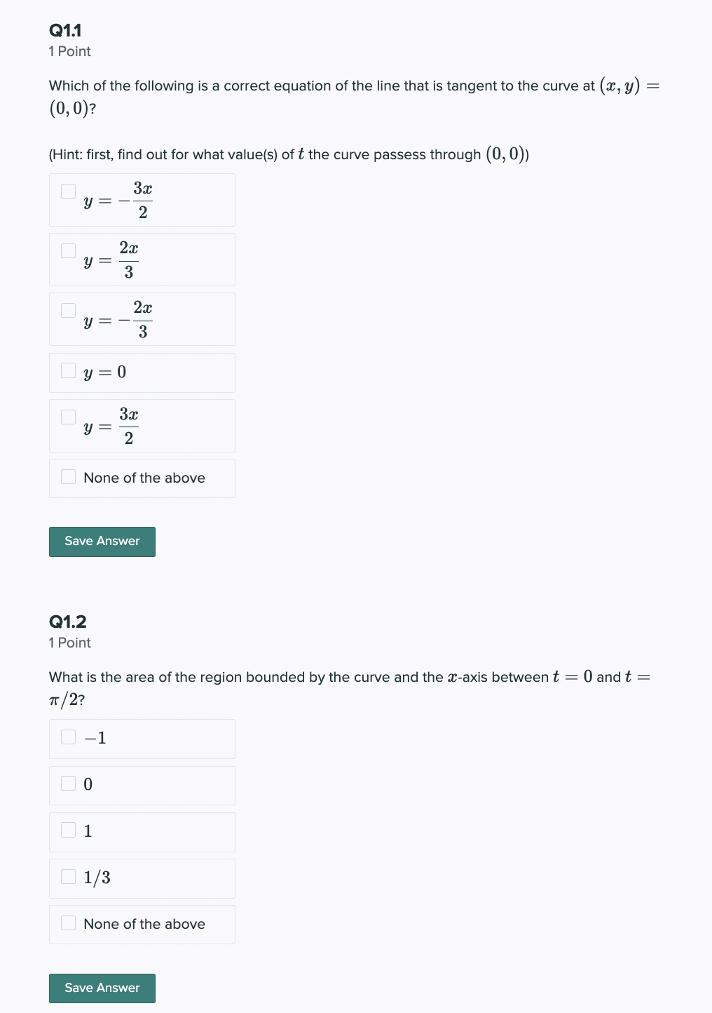 Solved Q Points Consider The Curve Given By Chegg