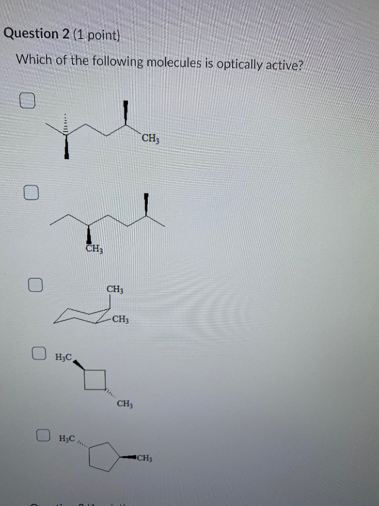 Solved Question 1 1 Point How Many Chirality Centers Are Chegg