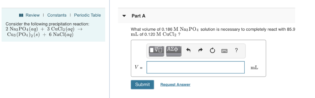 Solved Reviewi Constants Periodic Table Part A Consider The Chegg