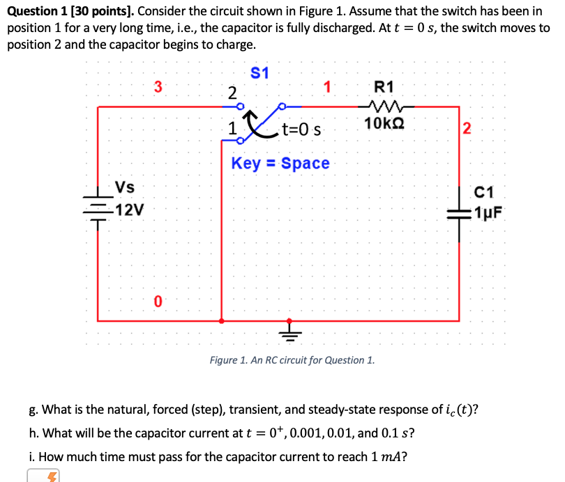 Solved Question Points Consider The Circuit Shown In Chegg