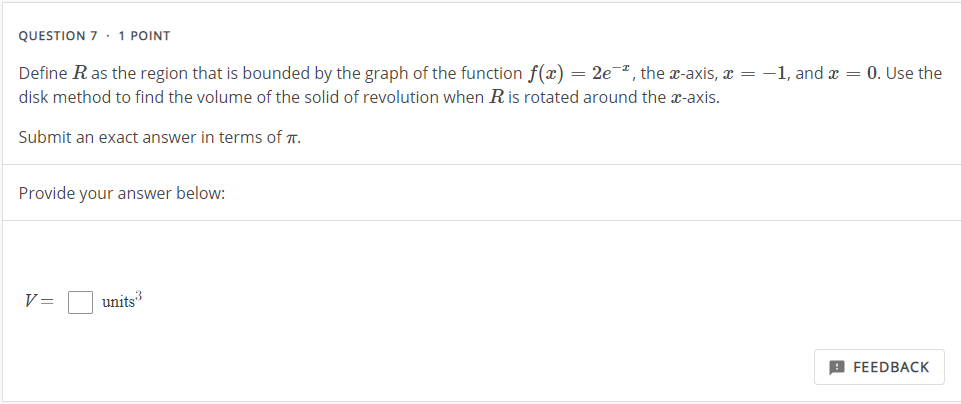 Solved Define R As The Region That Is Bounded By The Graph Chegg