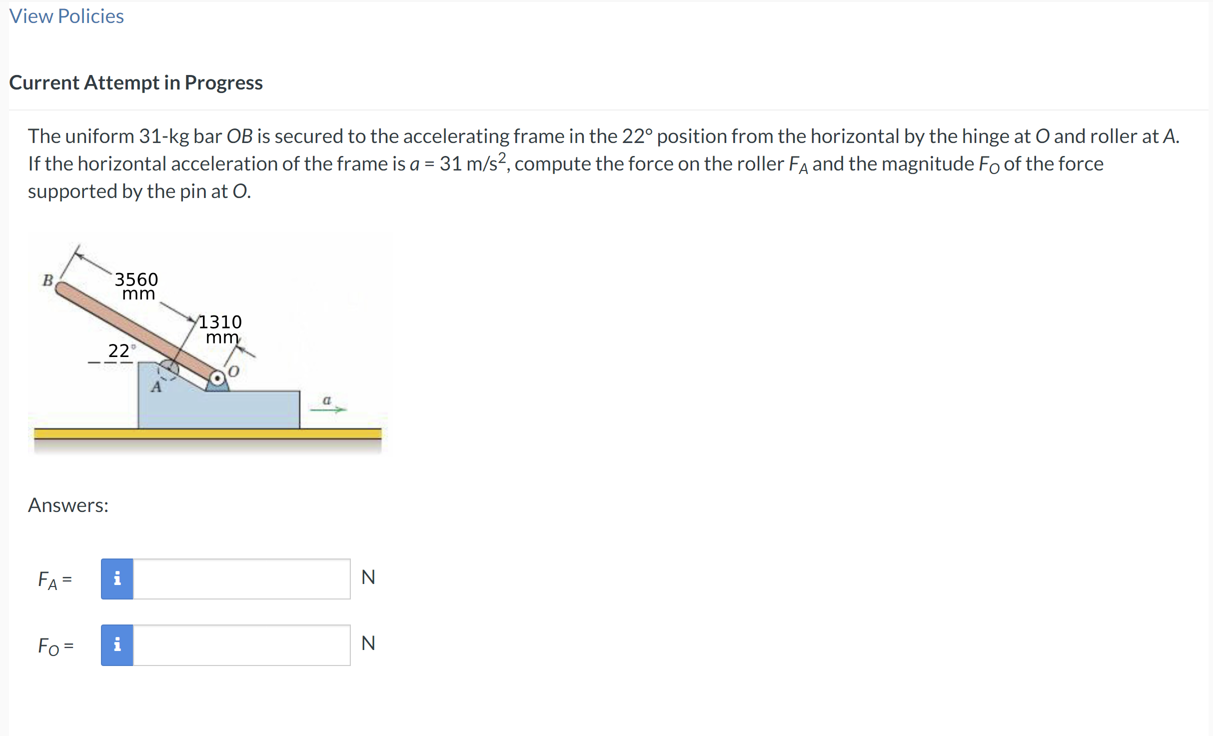 Solved View Policiescurrent Attempt In Progressthe Uniform Chegg