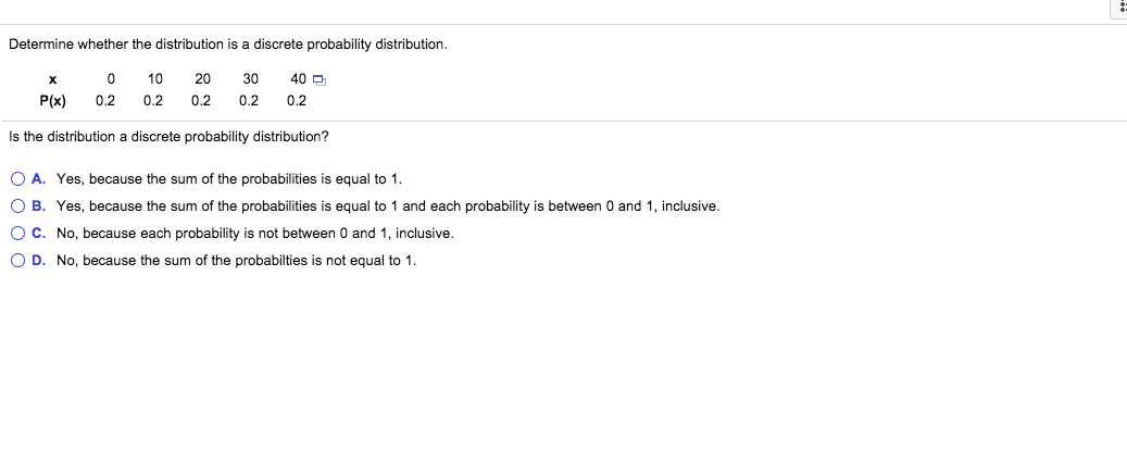 Solved Determine Whether The Distribution Is A Discrete Chegg