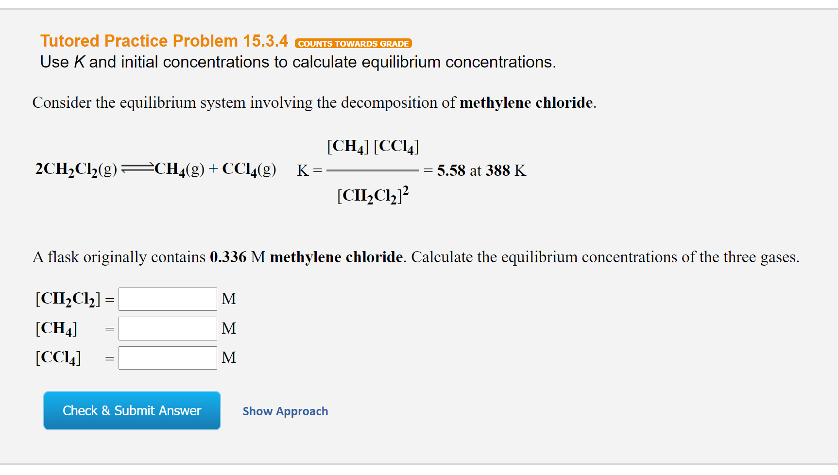 Solved Tutored Practice Problem Counts Towards Grade Chegg