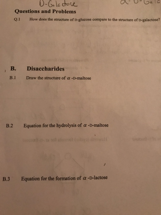 Solved A Monosaccharides A Fischer Projections Chegg