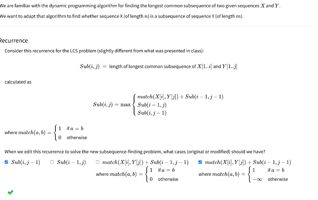 Solved We Are Familiar With The Dynamic Programming Chegg