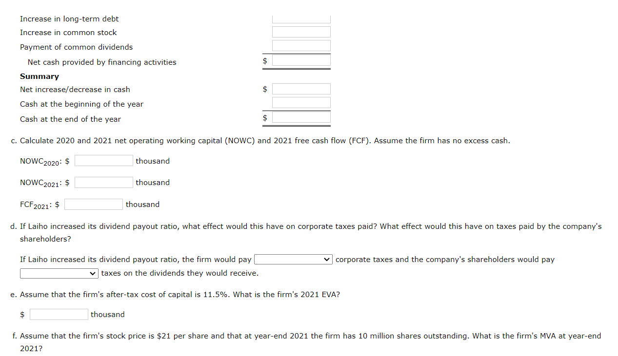 Solved Laiho Industries Statement Of Stockholders Equity Chegg