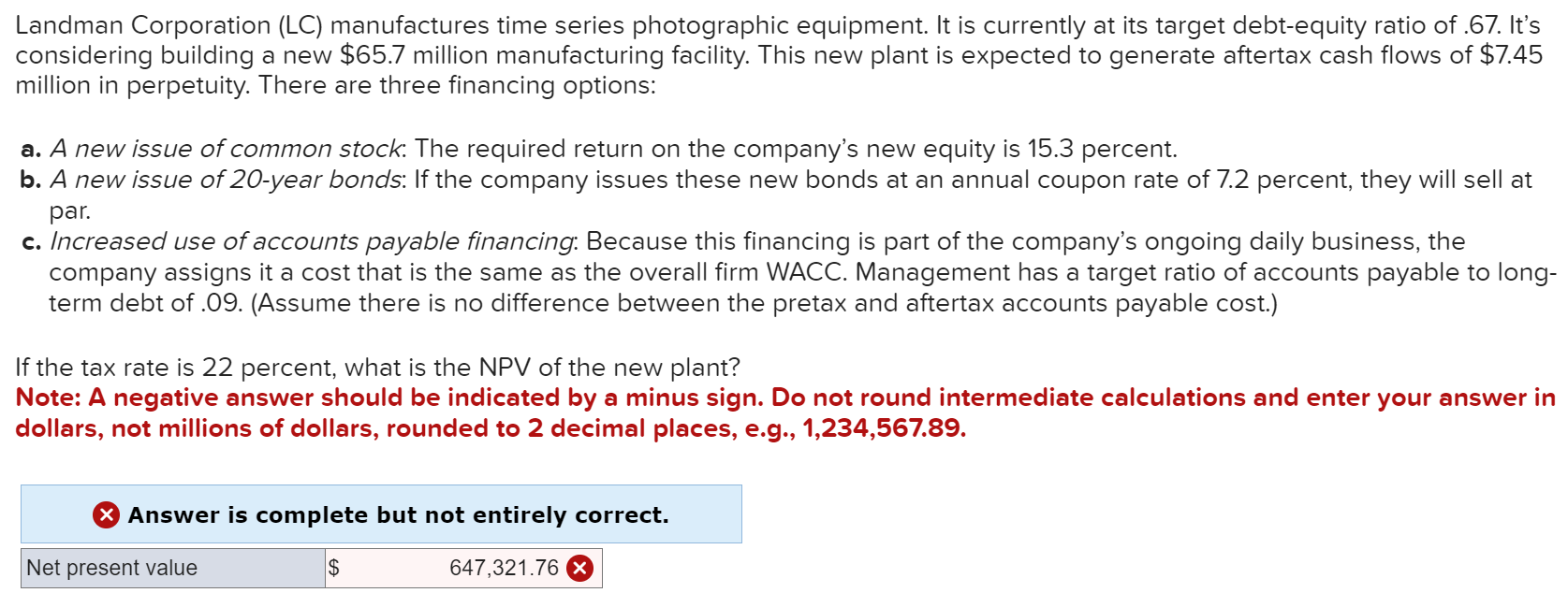 Solved Landman Corporation Lc Manufactures Time Series Chegg