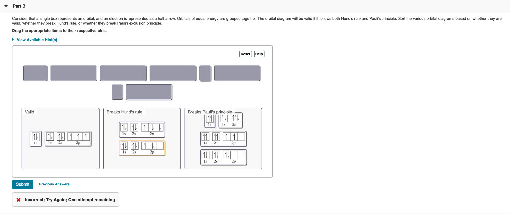 Solved Part B Cansider That A Sirge Box Represents An Chegg