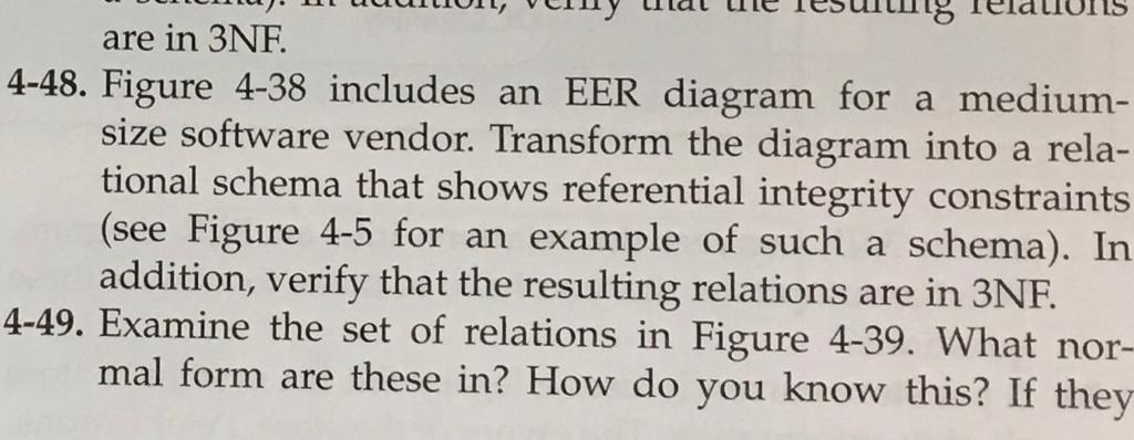 Solved FIGURE 4 38 EER Chapter 4 Logical Database Design Chegg