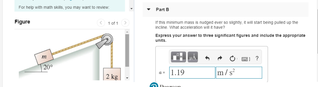 Solved Figure Shows A Block Of Mass M Resting On A Chegg