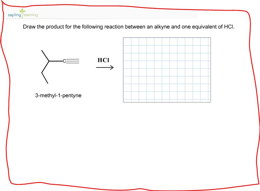 Draw The Product For The Following Reaction Between
