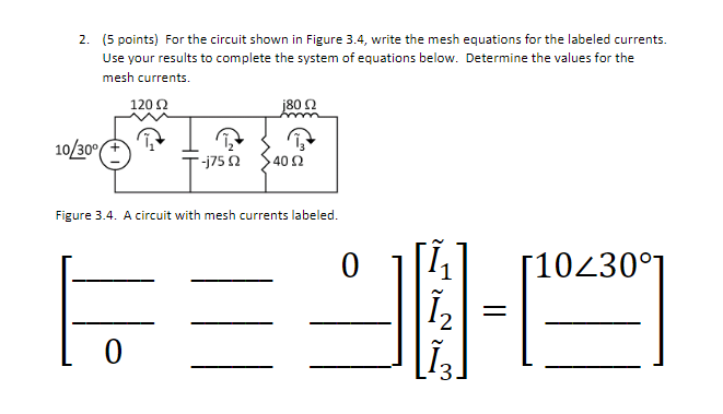 Solved Points For The Circuit Shown In Figure Chegg