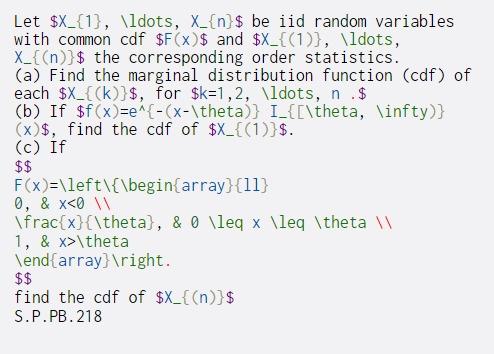 Solved Let X Ldots X N Be Iid Random Variables Chegg