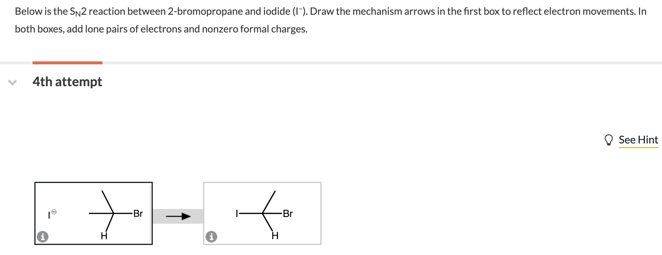 Solved Below Is The Sn Reaction Between Bromopropane And Chegg