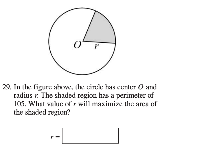 Solved In The Figure Above The Circle Has Center O And Chegg