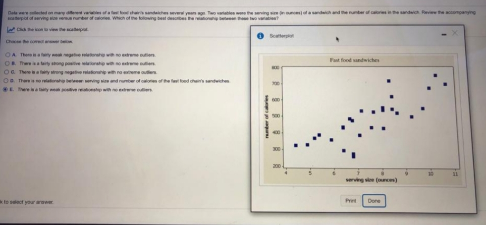 Solved Data Were Collected On Many Different Variables Of A Chegg