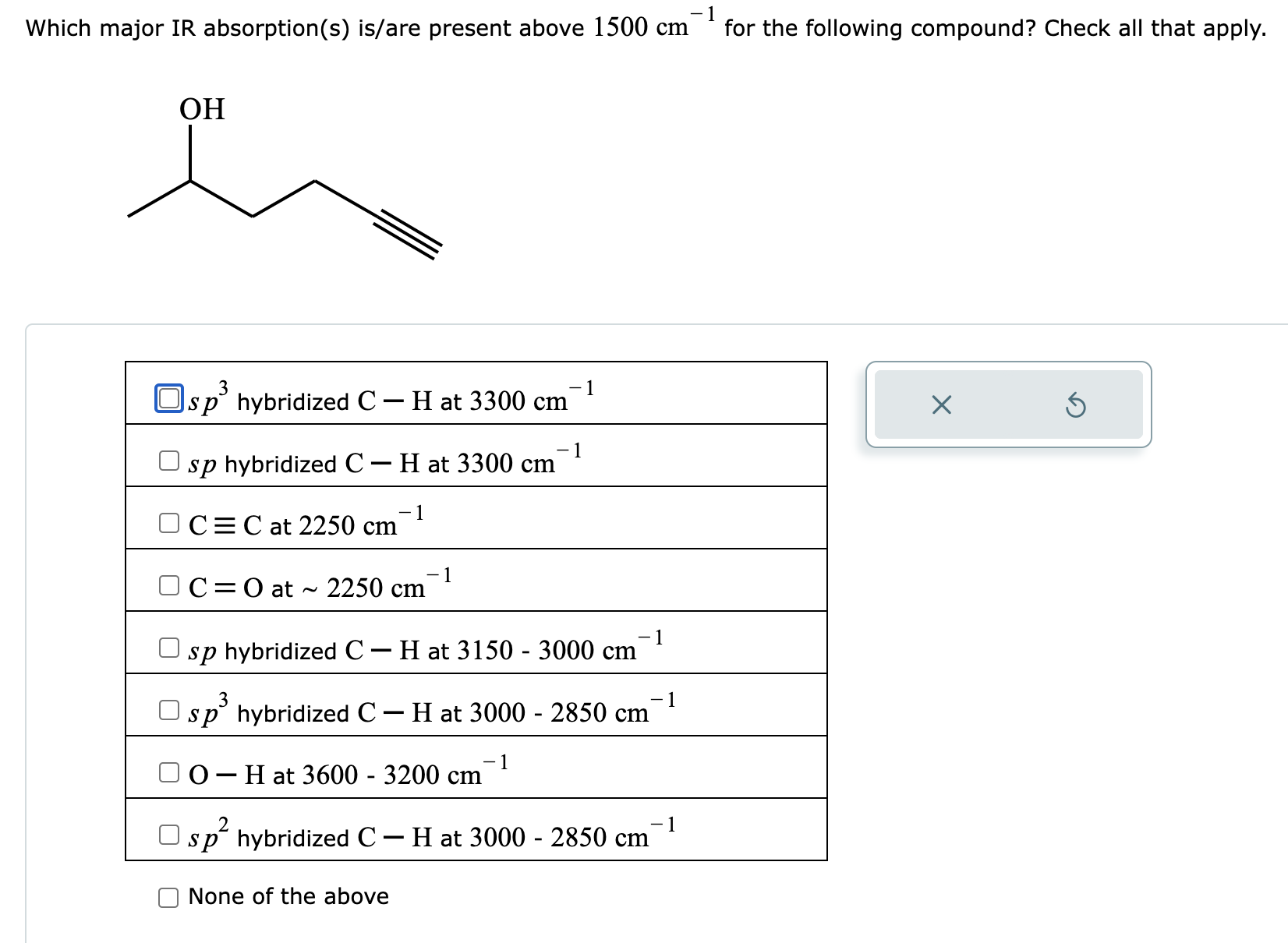 Solved Which Major Ir Absorption S Is Are Present Above Chegg