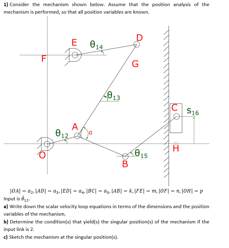 1 Consider The Mechanism Shown Below Assume That Chegg