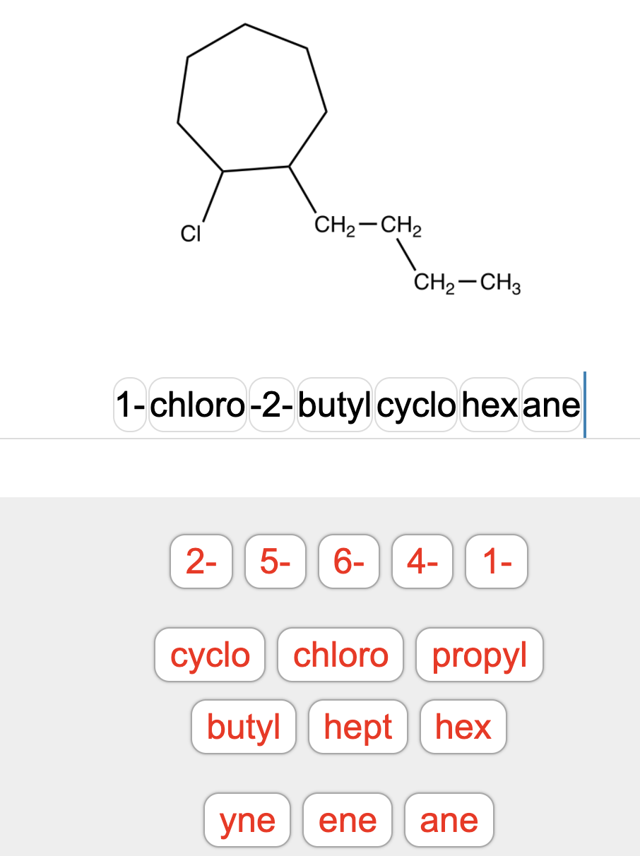 Solved Q Ci Ch Ch Ch Ch Chloro Butyl Cyclo Hexane Chegg