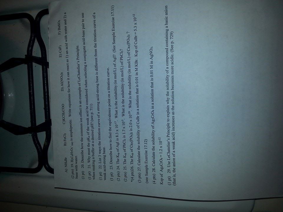 Need help with my chemistry homework