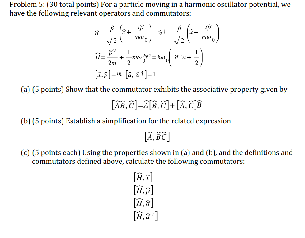 Solved Problem Total Points For A Particle Moving In Chegg