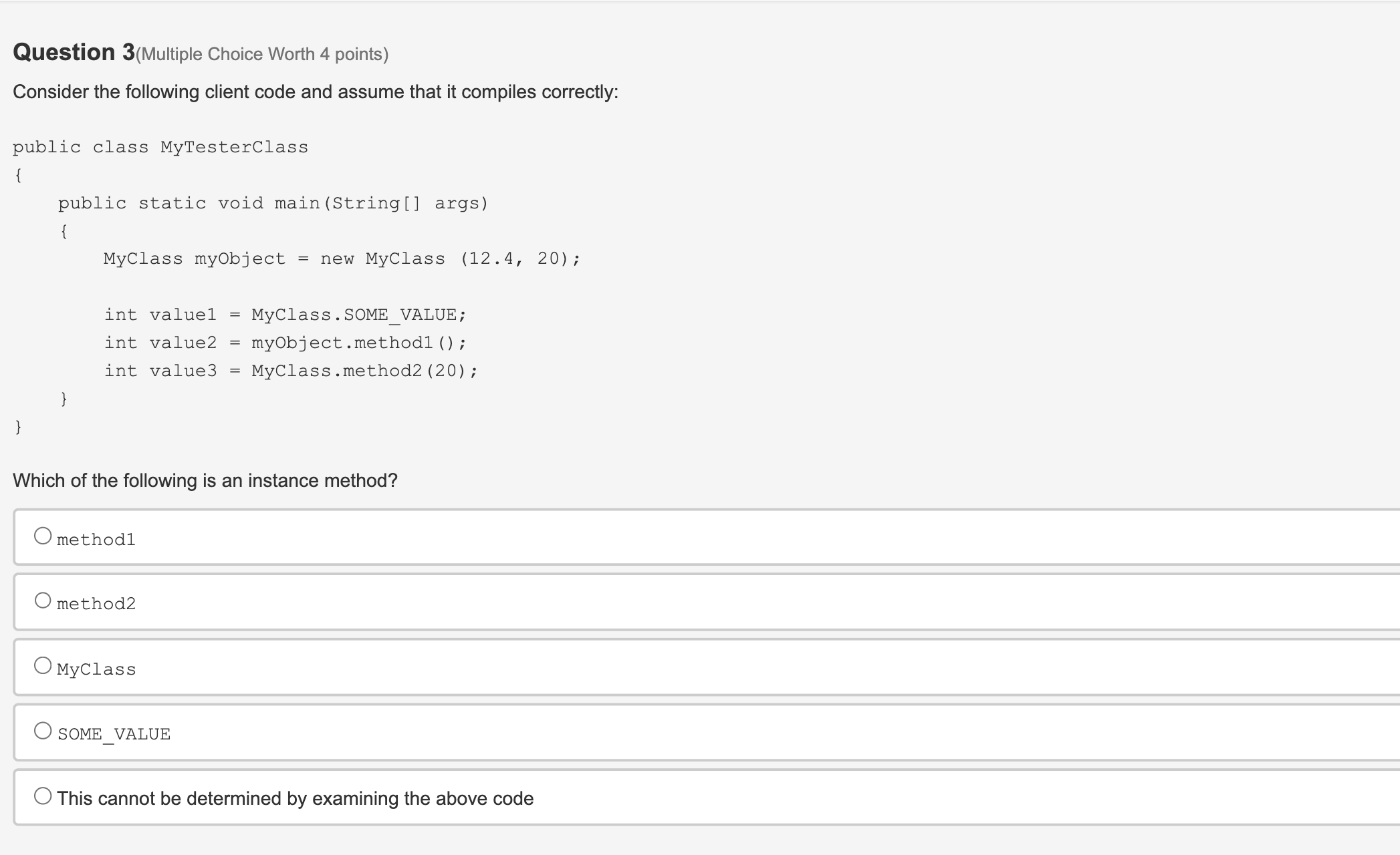 Solved Question Multiple Choice Worth Points Consider Chegg